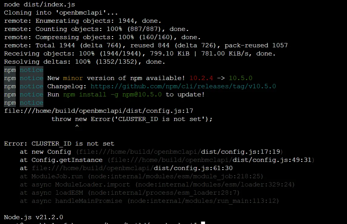 搭建OpenBMCLAPI,为MC贡献一份你的力量~